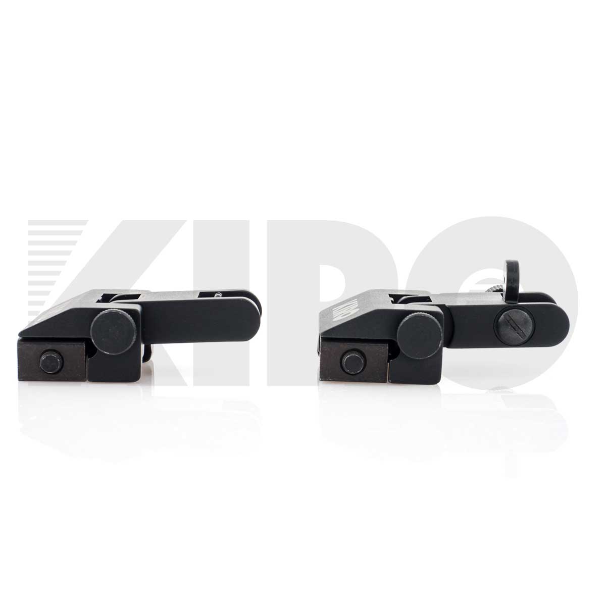 KIRO AFUS - Aluminum Front &amp; Rear Flip-Up Backup Sights-img-3
