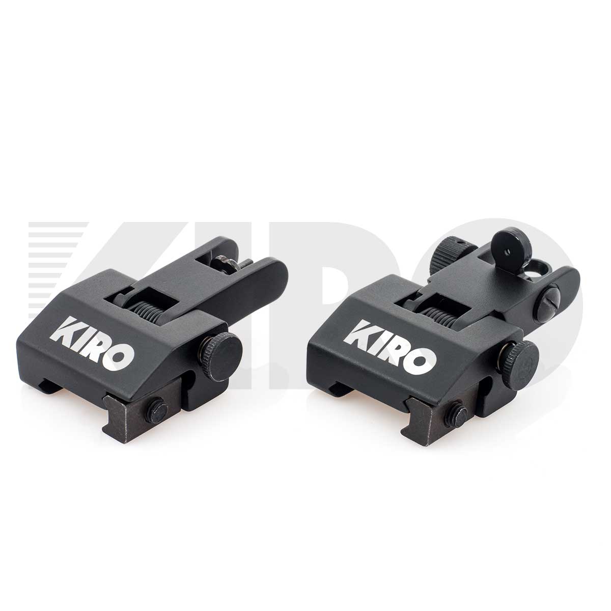 KIRO AFUS - Aluminum Front &amp; Rear Flip-Up Backup Sights-img-5