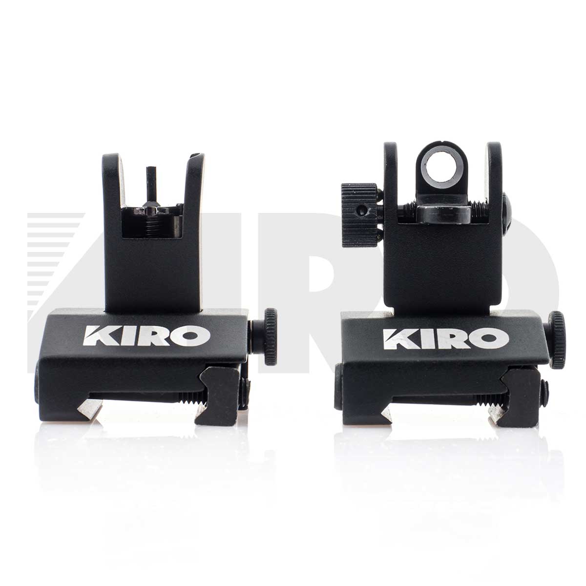 KIRO AFUS - Aluminum Front &amp; Rear Flip-Up Backup Sights-img-0