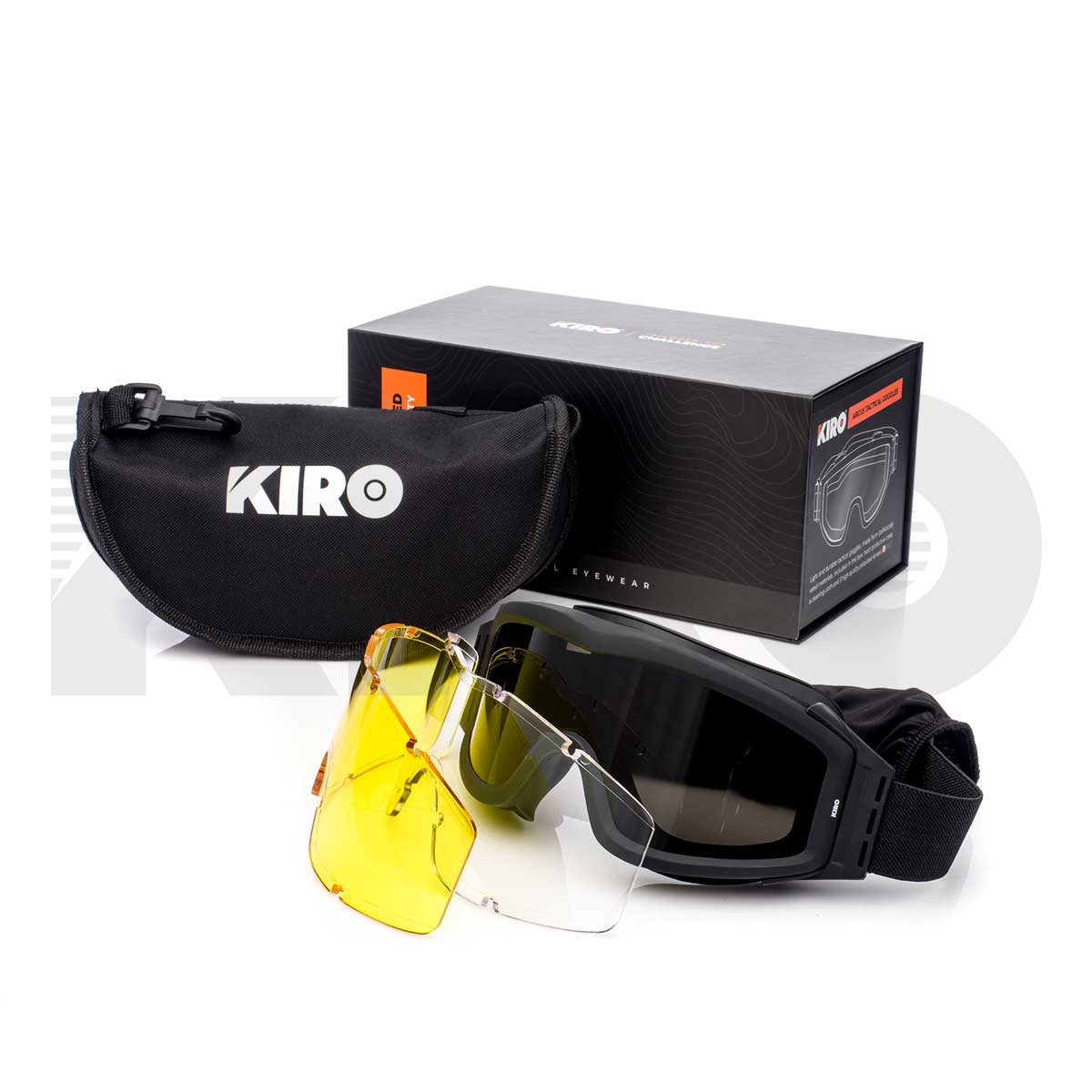 KIRO Arcus - Tactical Goggles with Interchangeable Polarized Lenses-img-0