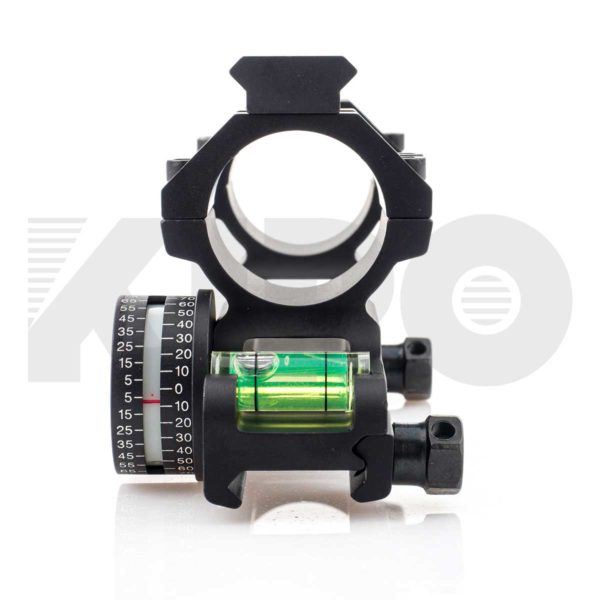 KA C301 KIRO 1 Inch 30mm Cantilever Scope Mount With Bubble level and Angle Adapter 2d front
