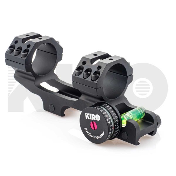 KA C301 KIRO 1 Inch 30mm Cantilever Scope Mount With Bubble level and Angle Adapter rails not installed