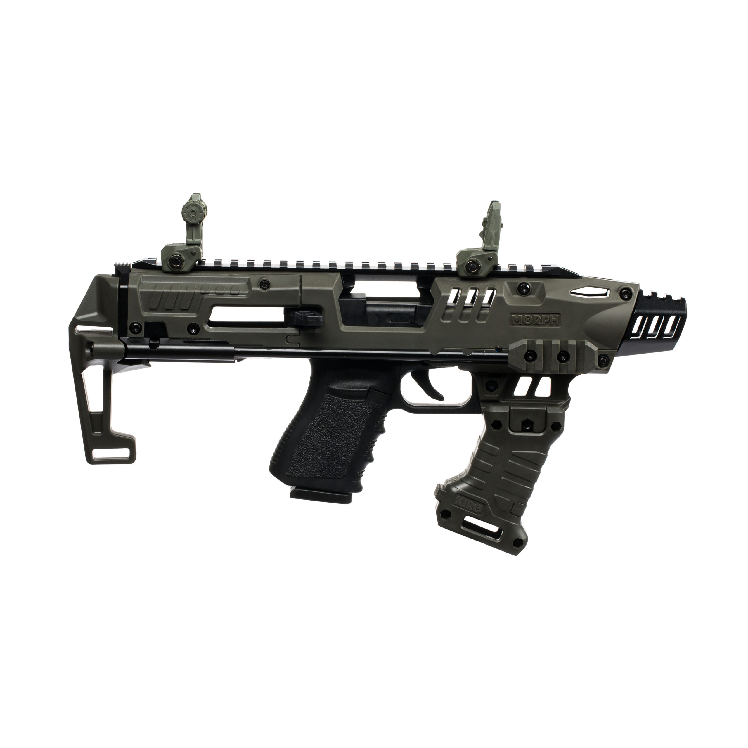 KIRO Morph with Spring-Loaded Stock - Quick Deployment Conversion